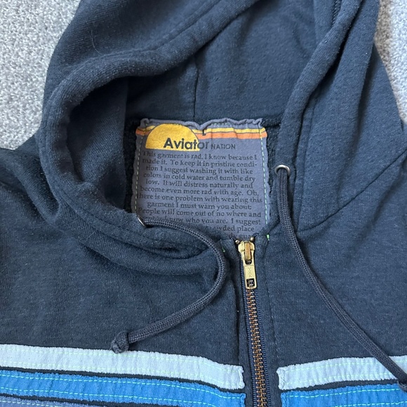 Aviator Nation 5-Stripe Hoodie - Picture 2 of 5
